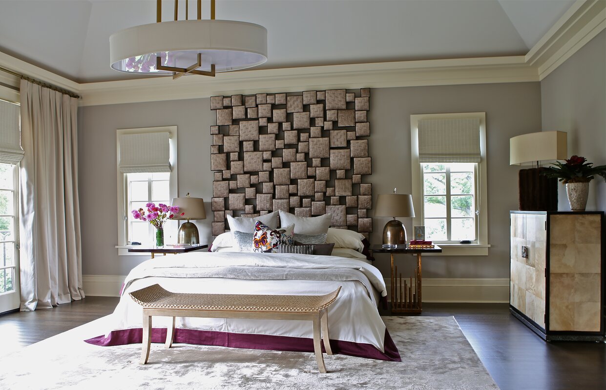 Glam Bedroom Design Photo by Kimberly Hall Creative